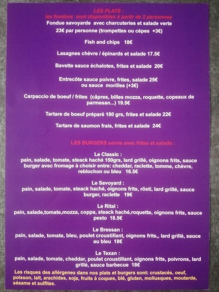 Restaurant L'Arrach' à sillingy - Menu Image 3